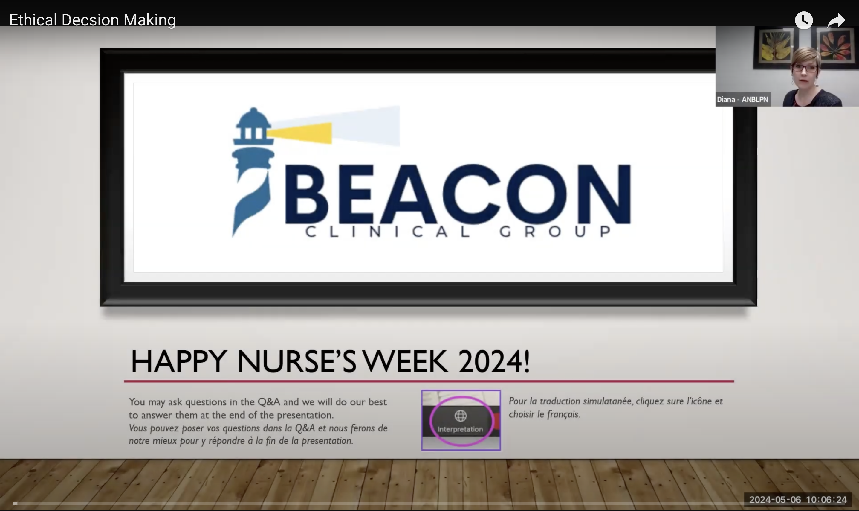 ethical decision making presentation by beacon clinical group